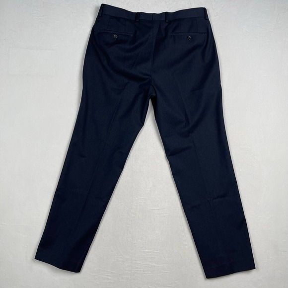 Ralph Lauren Men’s Dress Pants 34X30 Classic Fit‎ Flat Front Pants Black - Picture 4 of 15